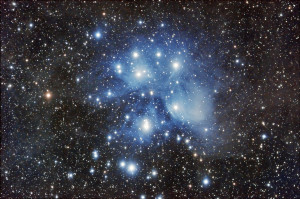 Ammasso Stellare e Nebulosità "Le Pleiadi" M45